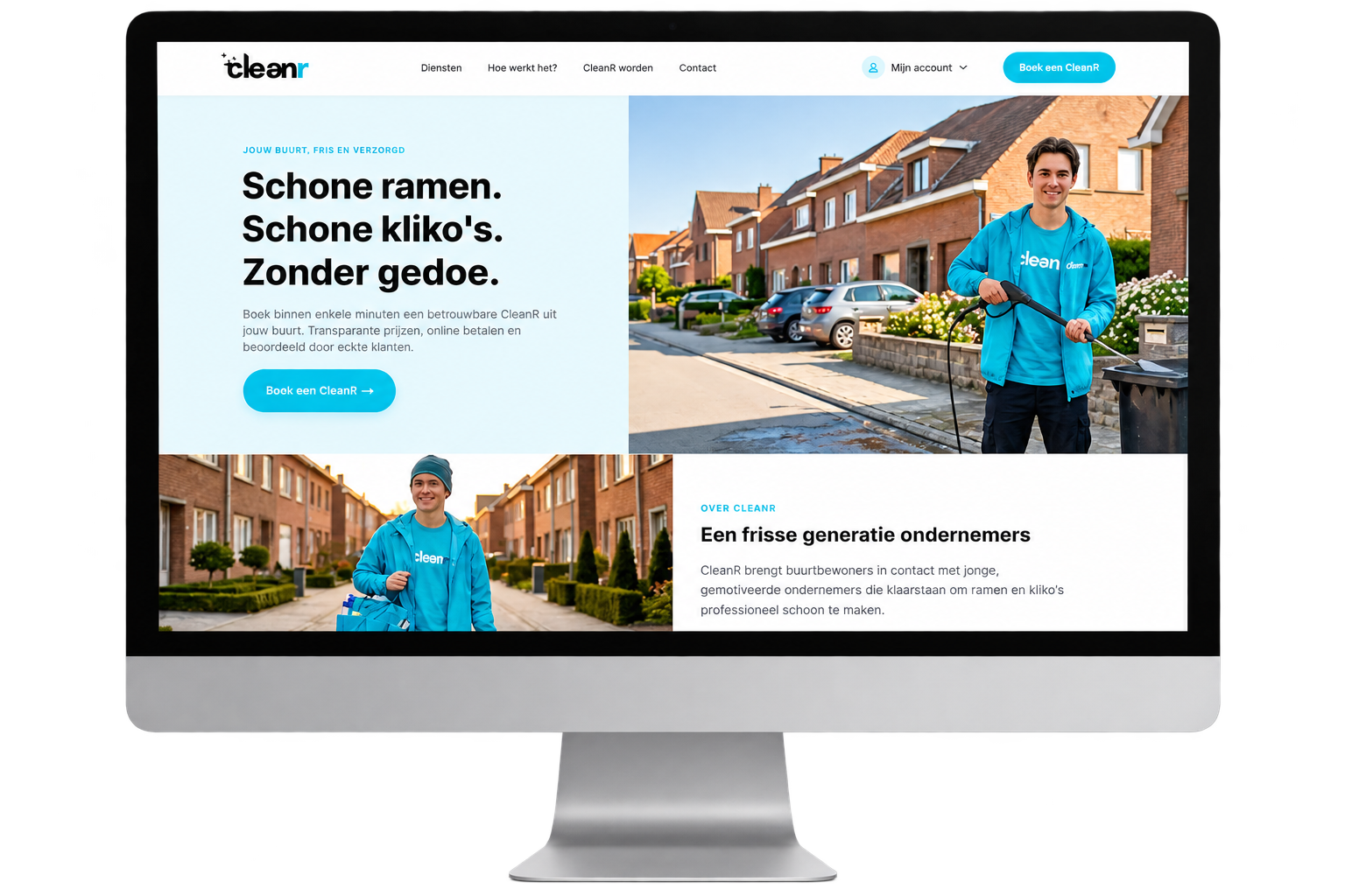 CleenR — lokaal schoonmaakplatform
